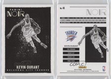 2015-16 Panini Noir Platinum Black and White Parallel /10 Kevin Durant #46