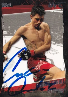 Tarjeta firmada por Carlos Condit 2010 Topps UFC #38 CERTIFICADO DE AUTENTICIDAD PSA/DNA autógrafo 158 154 143 Foto 1 de 4