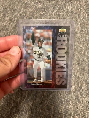 1994 Upper Deck Star Rookie Electric Diamond Steve Karsay #20 Oakland Athletics - Image 1 of 2