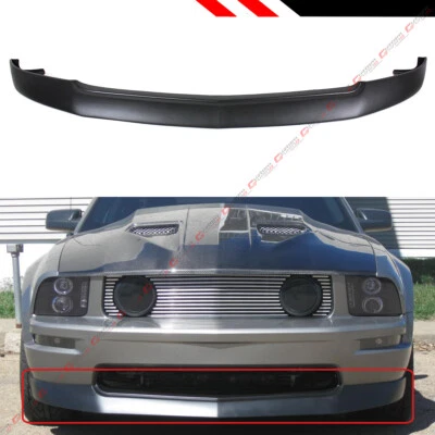 FOR 2005-2009 FORD MUSTANG GT V8 FRONT BUMPER LIP CHIN SPOILER SPLITTER BODY KIT - Image 1 of 4