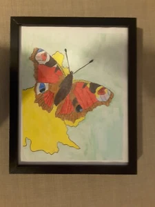 Aquarell Kunst Schmetterling - Bild 1 von 1