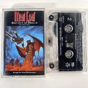 Meat Loaf Bat Out of Hell II 2 Vintage Cassette Tape MCA 1993 Rock Album Tested - Picture 1 of 5