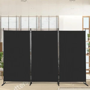 Room Divider Partition Wall Folding Privacy Screen Indoor Outdoor Free Standing - Picture 1 of 10