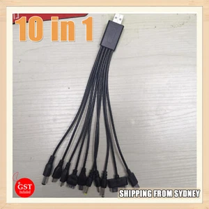 10 in 1 USB Universal Multi Pin Charger Cable USB Phone Charging Adapter Cord AU - Picture 1 of 3