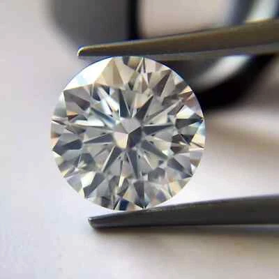 Loose CVD Lab-Grown Diamond 8.90 mm Round D Color IF Clarity Certified -2.40 Ct - Image 1 of 4