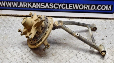 X2-2 LEFT A ARM WITH HUB KNUCKLE 91 KAWASAKI  MOJAVE KSF 250 1991 2X4 FREE SHIP - Image 1 of 4
