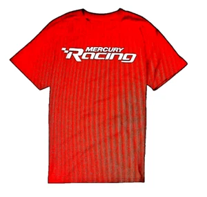 MERCURY OUTBOARD PARTS "MERCURY RACING" RED "L"  LARGE T-SHIRT - Picture 1 of 2