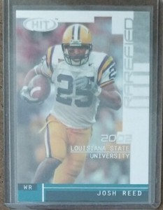 2002 SAGE Hit Rarefied Silver #R25 Josh Reed LSU Tigers Football Card 