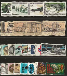 US Scott #1423-45, Singles 1971 Complete Year FVF Used - Picture 1 of 1