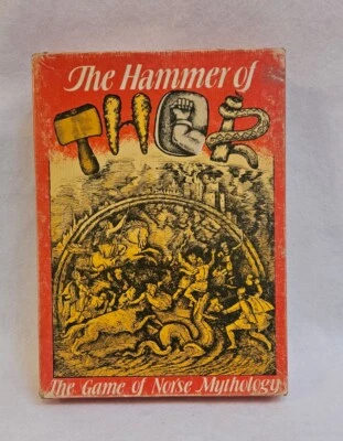 The Hammer of Thor The Game Of Norse Mythology 1980 na caixa original - Imagem 1 de 4