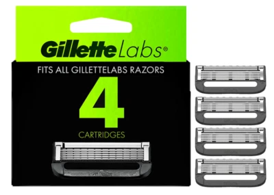 Gillette Labs Razor Cartridges 4 Pack   Made In U.S.A   FREE AUSTRALIA POST  - image 1 of 4
