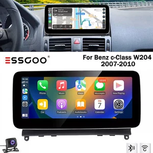 Apple Carplay Car Stereo Android 14 6+128GB & CAM For Mercedes C/W204 2007-2010 - Picture 1 of 18