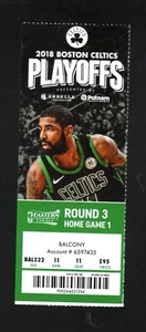Boleto de playoffs Balcony de los Boston Celtics Jayson Tatum 2018 contra Cleveland Cavaliers - Imagen 1 de 1