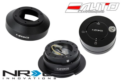 Buje de volante NRG + BK Gen2.5 liberación rápida para 350z 370z G35 G37 + bloqueo LB Foto 1 de 4