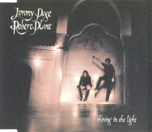 Jimmy Page Robert Plant Shining In The Light Japan Only CD Single + LIVE TRACKS - Picture 1 of 6