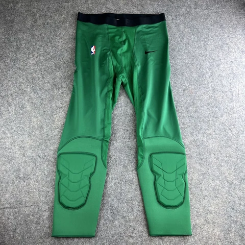 Nike NBA Pro Hyperstrong Padded Tights Pants 3/4 Player Issued Green 2XL-Tall Cover