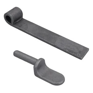 Bisagra recta portón trasero 150 x 30 mm + 12,5 mm soldadura en gudgeon pasador autocolor 1 pieza - Imagen 1 de 6