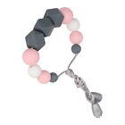 (Rosa)Kau-Halskette Weiche Und Entzückende Silikon-Baby-Zahnungs-Halskette TOS