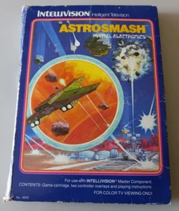 Jeu Mattel Intellivision "Astrosmash" complet en boîte (n°3214P) - Imagen 1 de 16