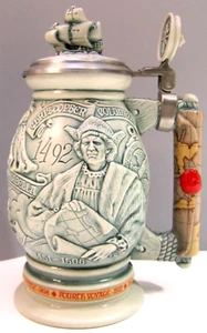 Vintage Avon "Christopher Columbus New World" Ceramic Beer Stein 1992 - Picture 1 of 8