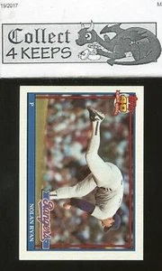 1991 Topps #1 Nolan Ryan (HoF Texas Rangers) - Imagen 1 de 2