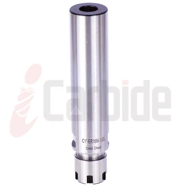 ICARBIDE NEW 1.0" STRAIGHT SHANK ER16 COLLET CHUCK TOOL HOLDR GAGE LENGTH 4.0" USA SELL