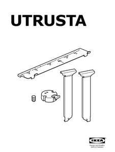 IKEA UTRUSTA Connecting Rail For Front Doors 202.774.36  - Picture 1 of 9