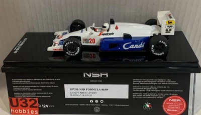 SLOT CAR NSR 0573IL  TOLEMAN TG184 #20 F1 1984 CANDY JOHNNY CECOTTO - Imagen 1 de 4