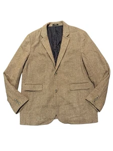 L.L. Bean Shetland Wool Primaloft Insulated Blazer Jacket Tweed Herringbone 52T - Picture 1 of 20