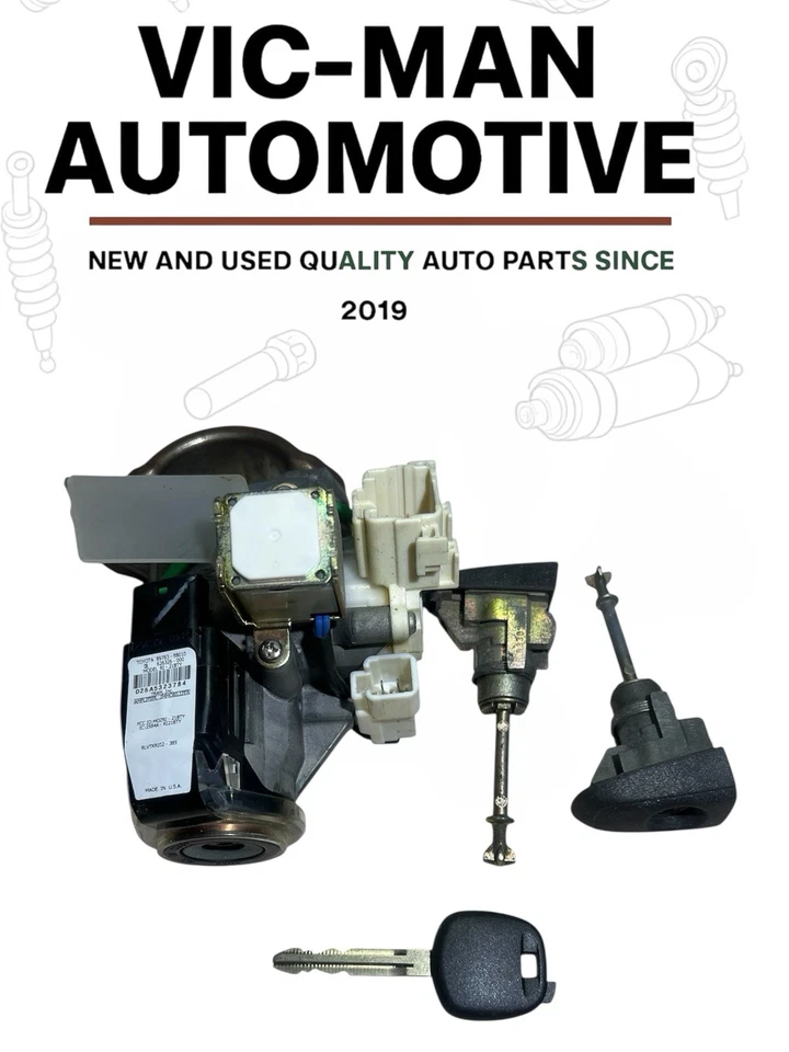 Juego completo de montaje de interruptor de encendido Toyota Sienna 2004-2010 OEM CON CARCASA DE LLAVE Foto 1 de 4