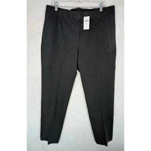 J. Jill Pants Women's Large Charcoal Ponte Welt-Pocket Slim Stretch NEW$89 - Picture 1 of 13