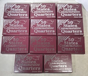 50 States Commemorative Quarters Set Denver Mint 1999 To 2009 One Gold Edition - Picture 1 of 5