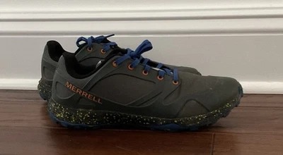 Merrell Youth 尺码 7 Altalight 低帮远足鞋 灰色和橙色 — 第 1/4 张图片