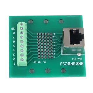 RJ45 Ethernet-Anschluss Board 8P8C Netzwerkanschluss Schraubklemme CHP - Afbeelding 1 van 24
