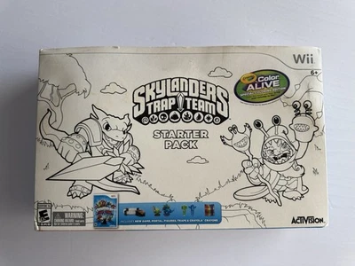 Skylanders Trap Team Starter Pack con Crayola Color Alive Wii NUEVO Tiene Rip Foto 1 de 4