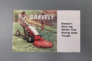 Gravely 1960s Rotary Mower Ad Brochure ~ NICE - Picture 1 of 4