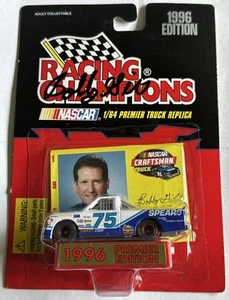 Racing Champions #75 Bobby Gill 1996 NASCAR Craftsman Truck Chevy Spears Signed - Picture 1 of 7