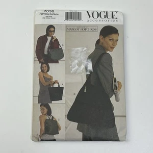 Purses Backpack Tote Vogue Pattern 7036 Designer M. Hotchkiss UNCUT NOS - Picture 1 of 2