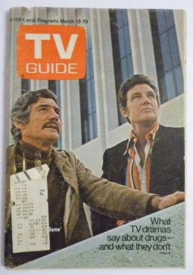 Philadelphia March 13 TV Guide 1971 NAME OF THE GAME Gene Barry Peter Ustinov - Изображение 1 из 2