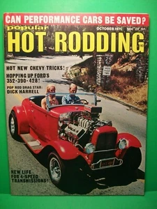 Popular Hot Rodding ~ October 1971 ~ Can Performance Cars Be Saved? - Picture 1 of 4