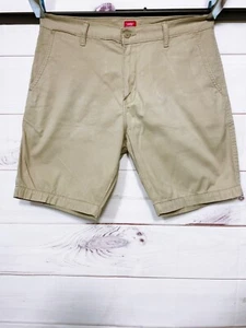 Levi's Mens XX Chino Shorts Size 34 Khaki Flat Front Mid-Rise Pockets - Picture 1 of 9