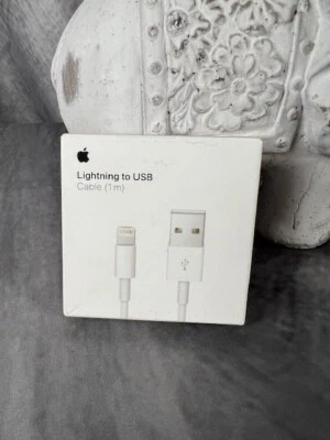 Apple MUQW3AM/A 3.3 Foot 1 Meter Lightning to USB Cable - White - Image 1 of 3