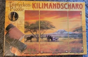 Weltbild Triptychon Puzzle Kilimandscharo 1 Motiv - 3 Bilder 1530 Teile 80x60 cm - Bild 1 von 3