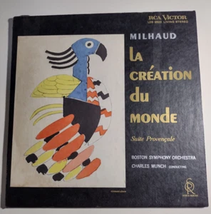 Milhaud La Creation Du Monde LDS-2625 MUNCH ~ Vinyl LP with Booklet - Picture 1 of 4