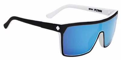 Authentic SPY Flynn Black/White Wall Wrap Sunglasses 670323209437; 134 mm (84-6) - Image 1 of 4
