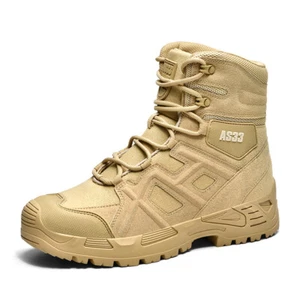 Botas tácticas militares impermeables para hombre botas de senderismo ligeras antideslizantes - Imagen 1 de 14