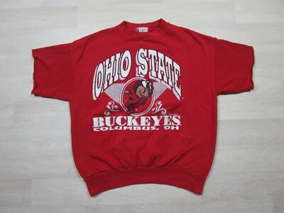 Sudadera Buckeyes de Colección Años 90 Universidad Estatal de Ohio (L) Logo Brutis Columbus Foto 1 de 4