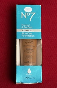 Boots No7 Protect and Perfect Advanced All in One Foundation - Chestnut 30ml/1oz - Picture 1 of 1