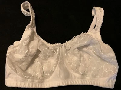 Sujetador blanco 38DDD NUEVO SIN ETIQUETAS AMOENA 0700 Carmen copa completa con bolsillos mastectomía sin cables Foto 1 de 4