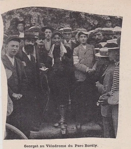 1903  --  CYCLISME   GEORGET AU VELODROME DU PARC BORELY   3K192 - Picture 1 of 1